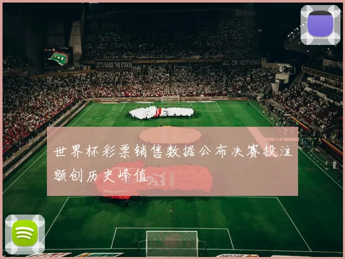 世界杯彩票销售数据公布决赛投注额创历史峰值